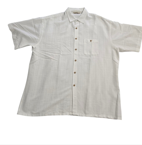 Paradise Collection Men's Button Up Short Sleeve Shirt Size XL - Picture 3 of 5